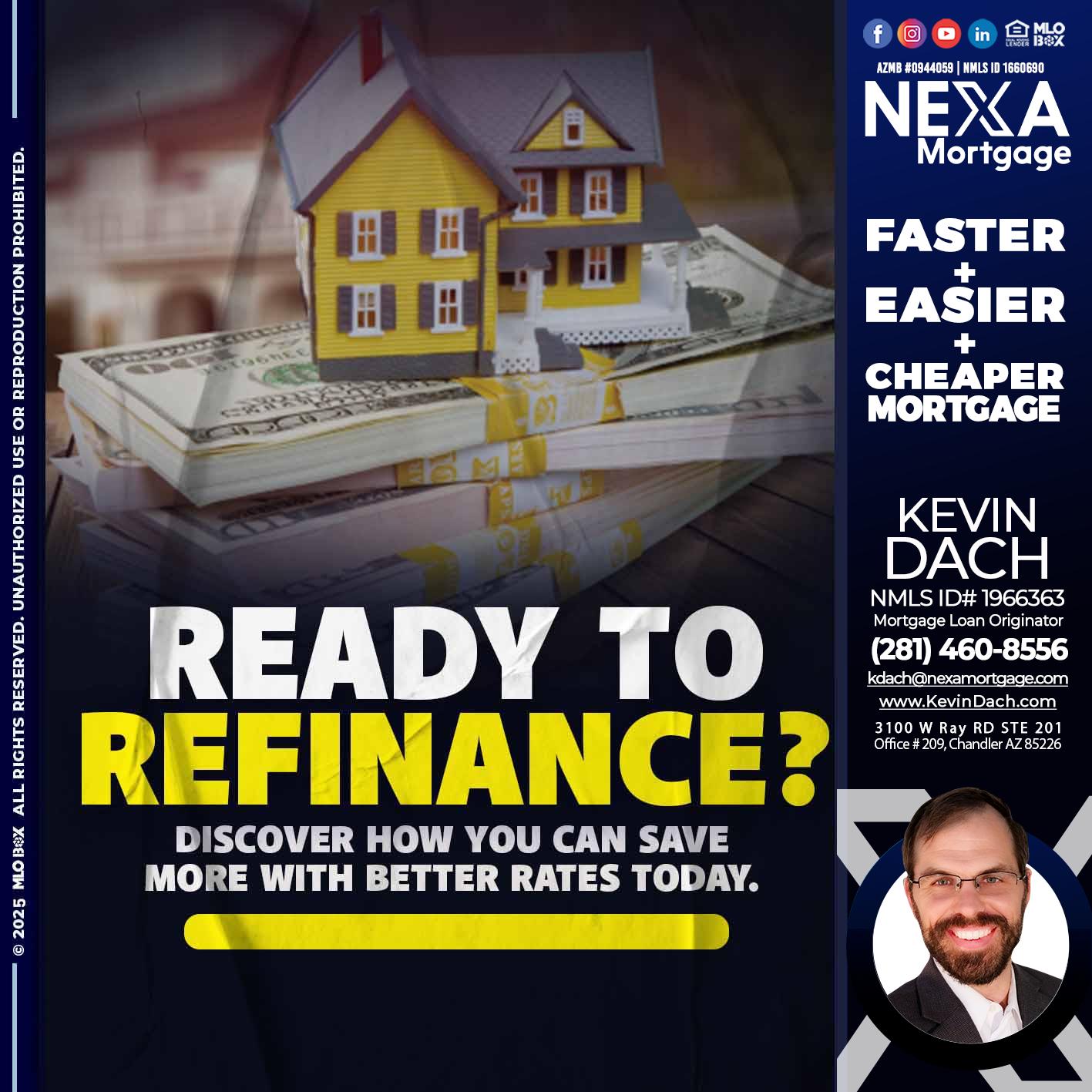 ready to refinance? - Kevin Dach -Loan Officer