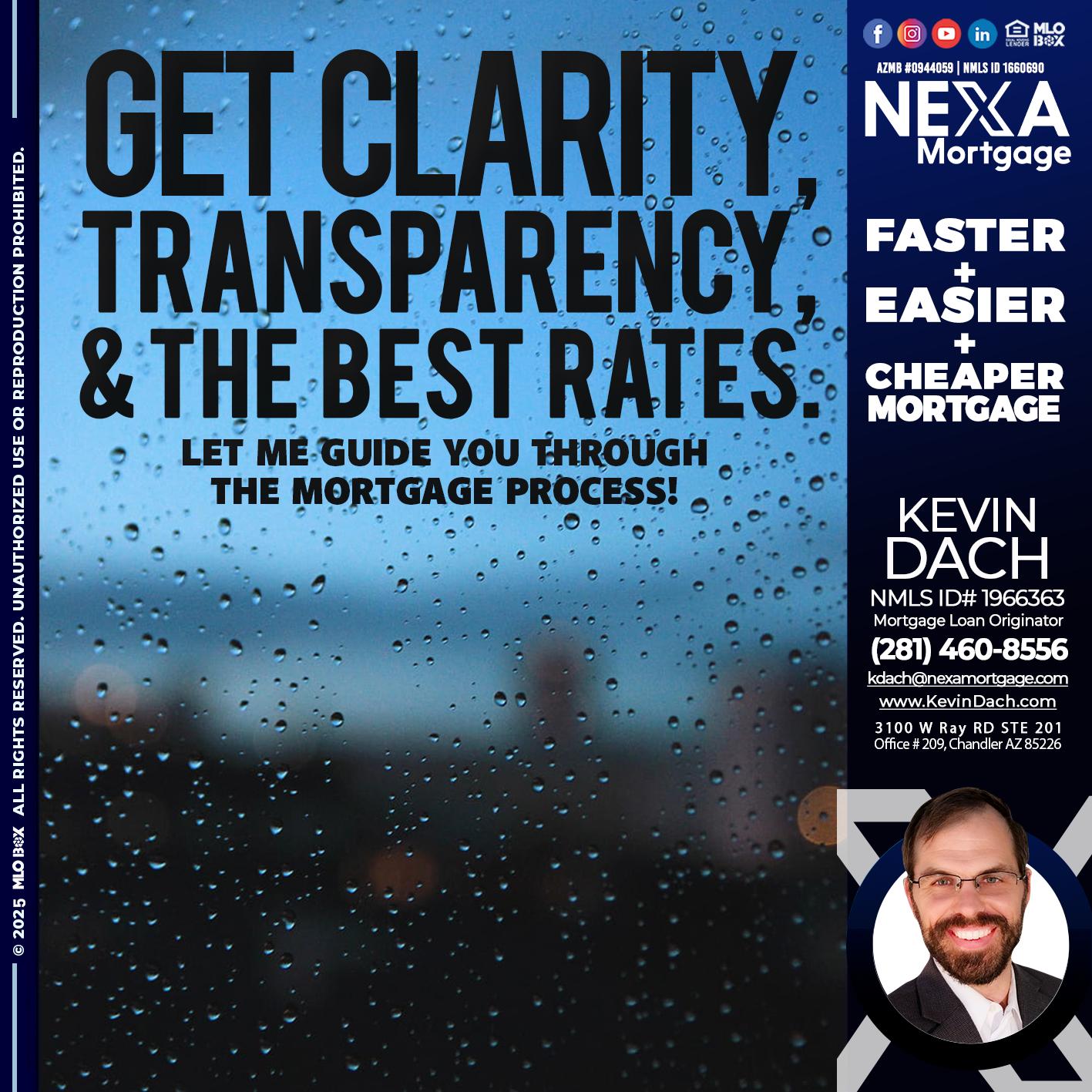 GET CLARITY - Kevin Dach -Loan Officer
