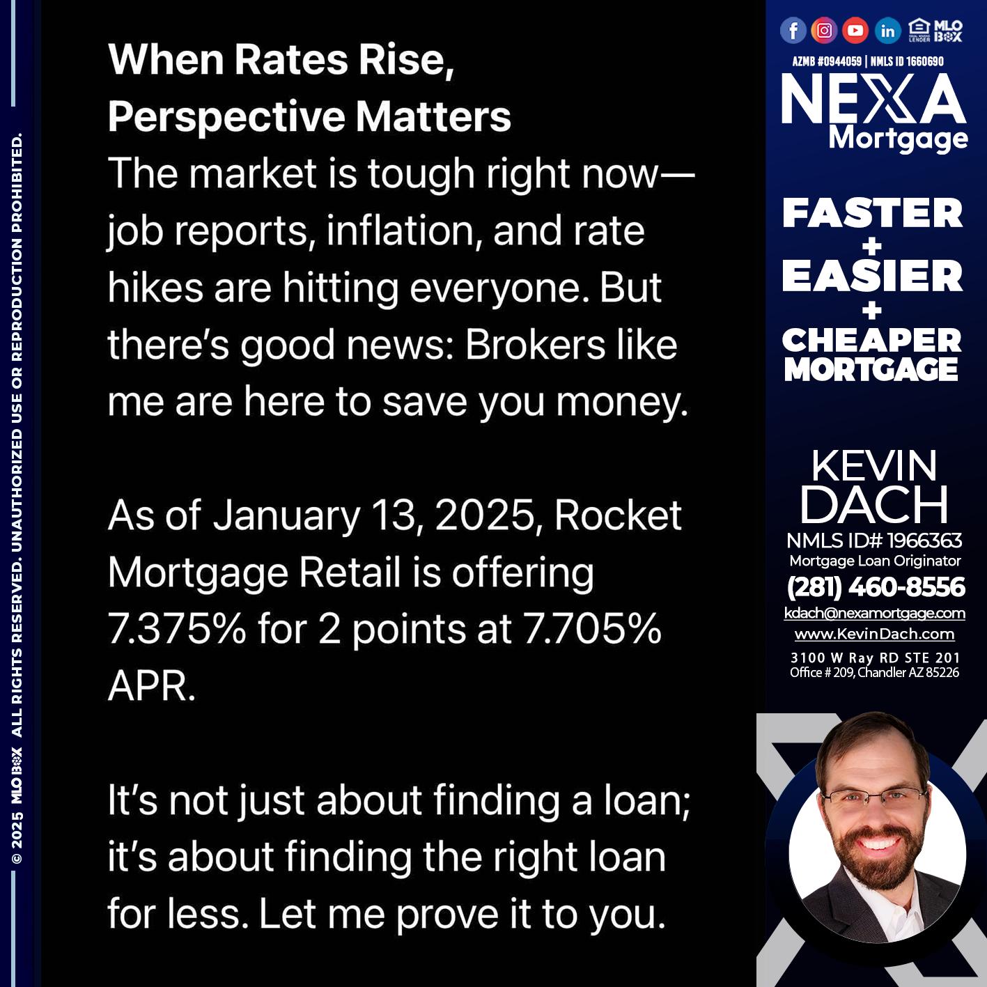 WHEN RATES RISE - Kevin Dach -Loan Officer