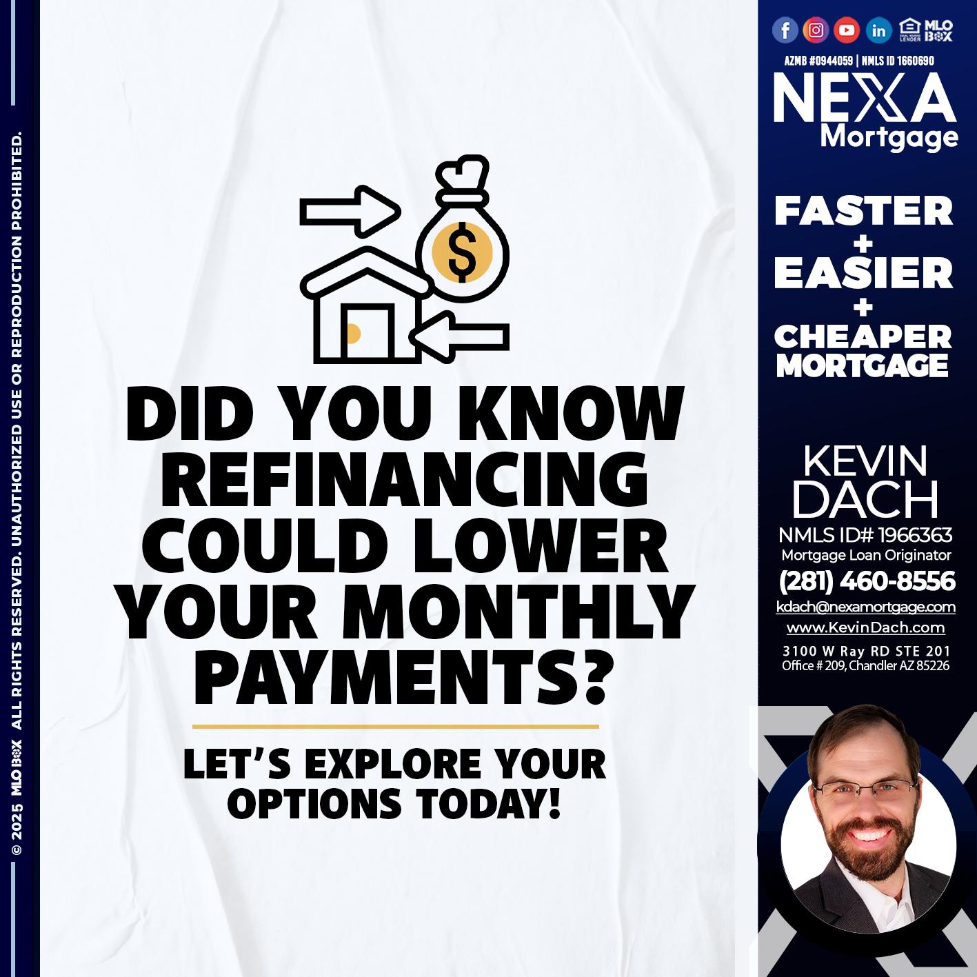 DID YOU KNOW - Kevin Dach -Loan Officer