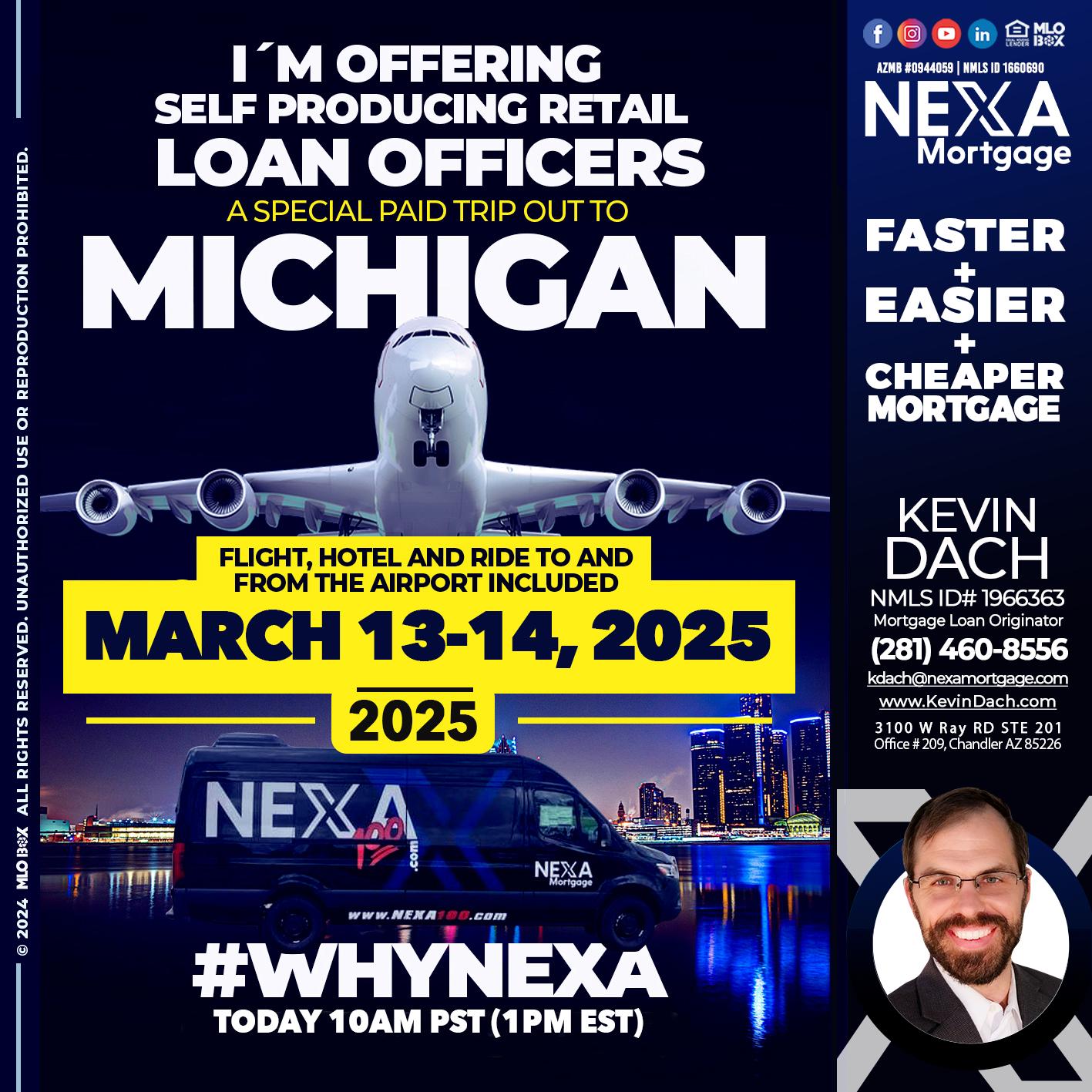 MICHIGAN TRIP - Kevin Dach -Loan Officer