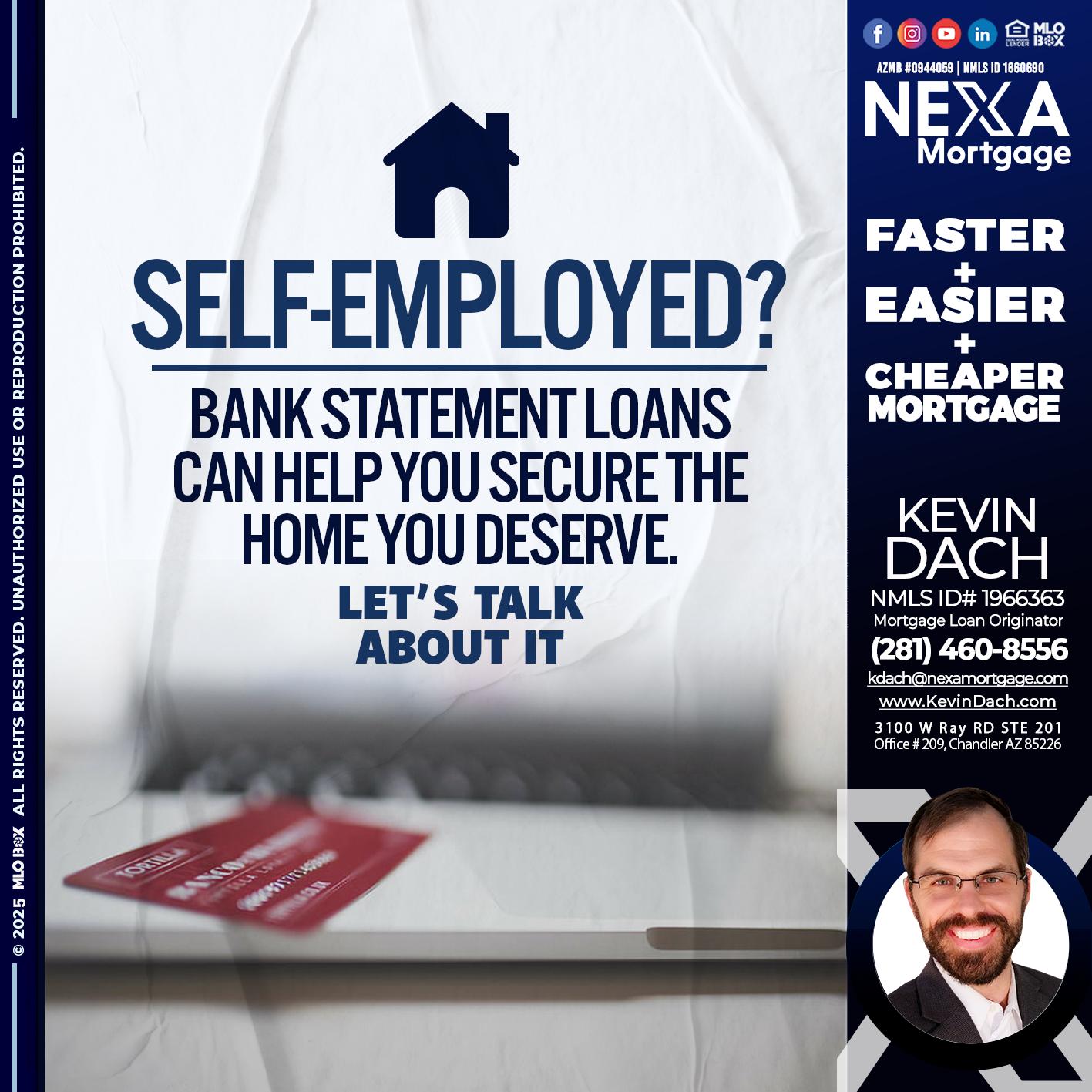 LET´S TALK ABOUT IT - Kevin Dach -Loan Officer
