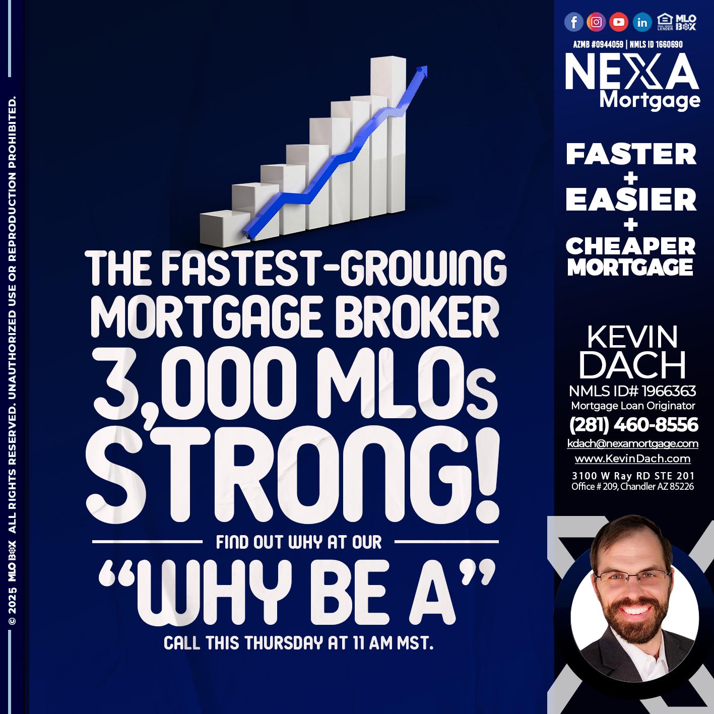 3K MLOs STRONG - Kevin Dach -Loan Officer