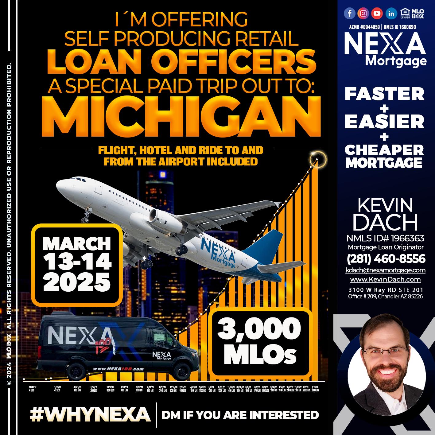 MICHIGAN TRIP - Kevin Dach -Loan Officer
