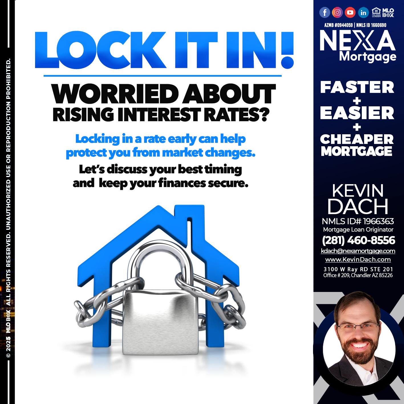 LOCK IT IN - Kevin Dach -Loan Officer