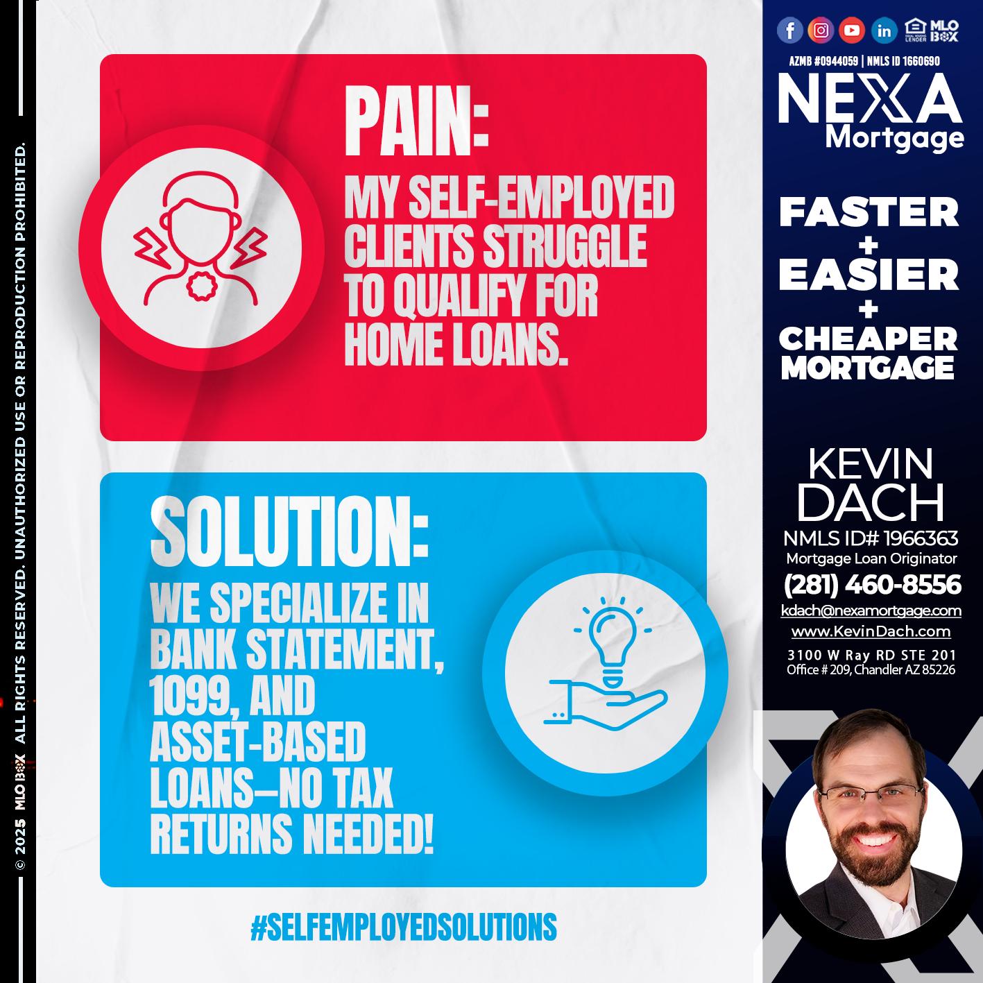 pain-solution - Kevin Dach -Loan Officer