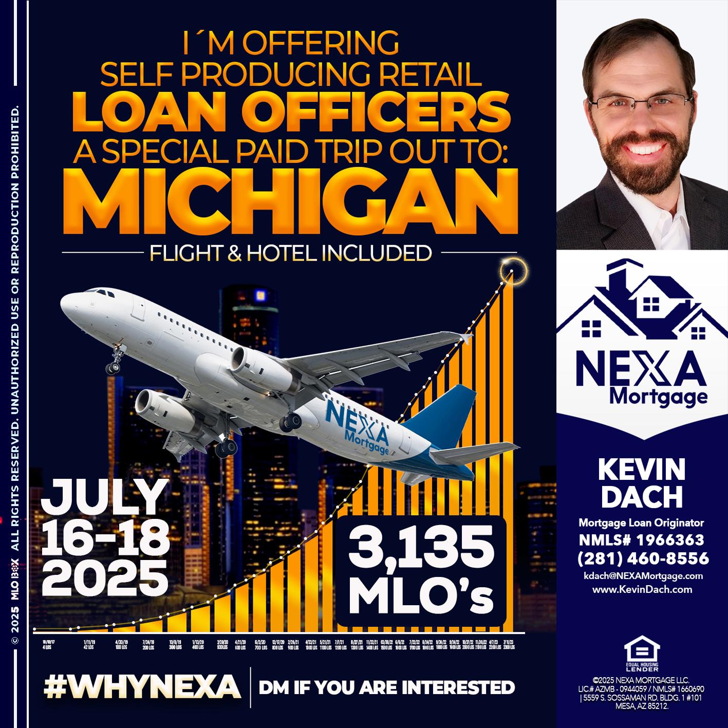 MICHIGAN TRIP - Kevin Dach -Loan Officer