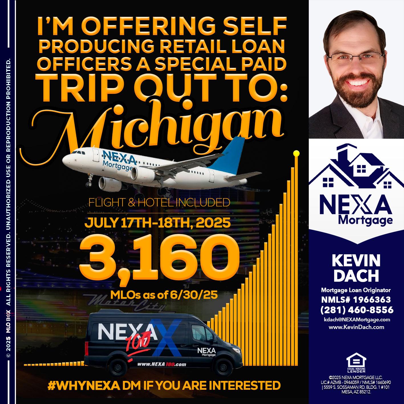MICHIGAN TRIP - Kevin Dach -Loan Officer