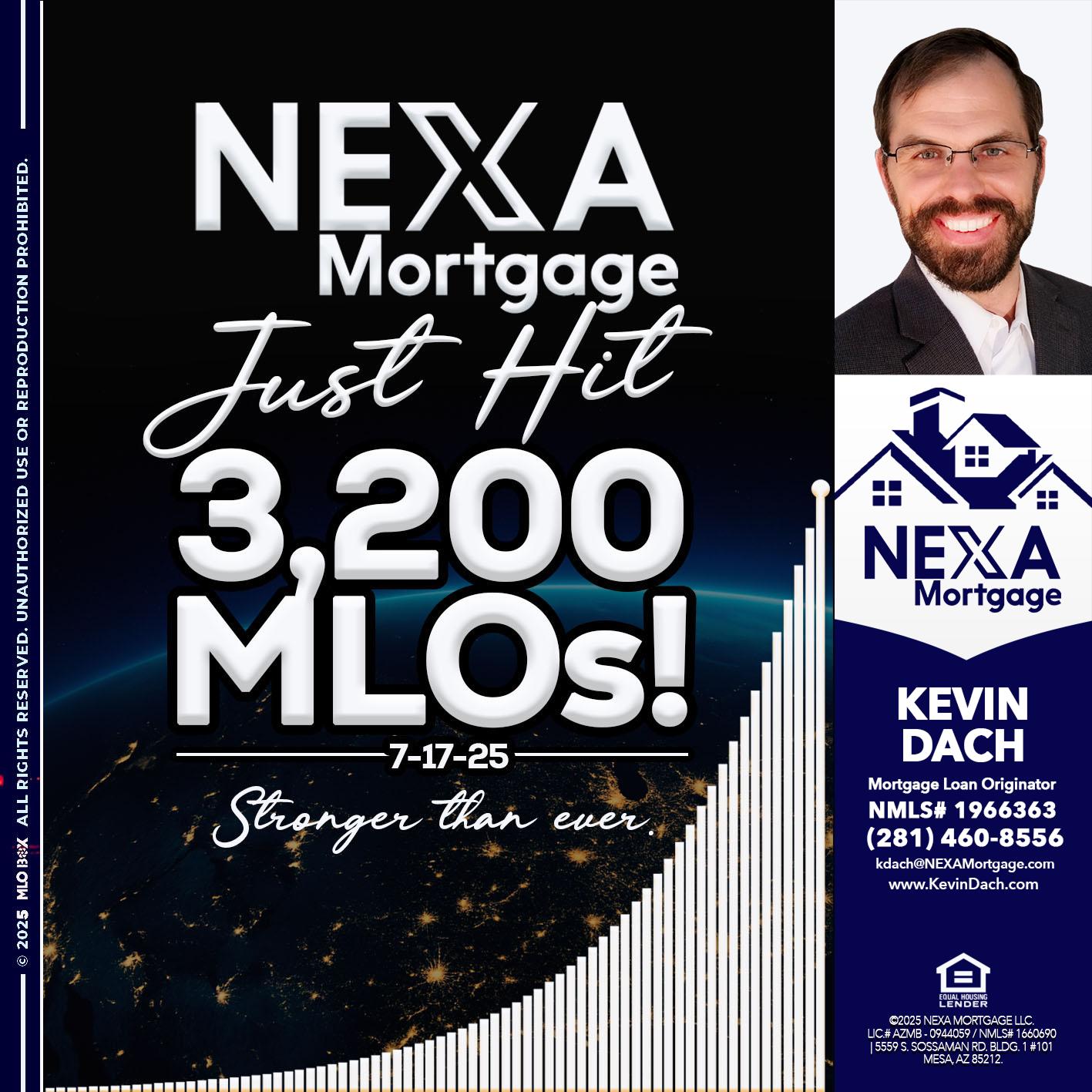 3200 MLOs - Kevin Dach -Loan Officer