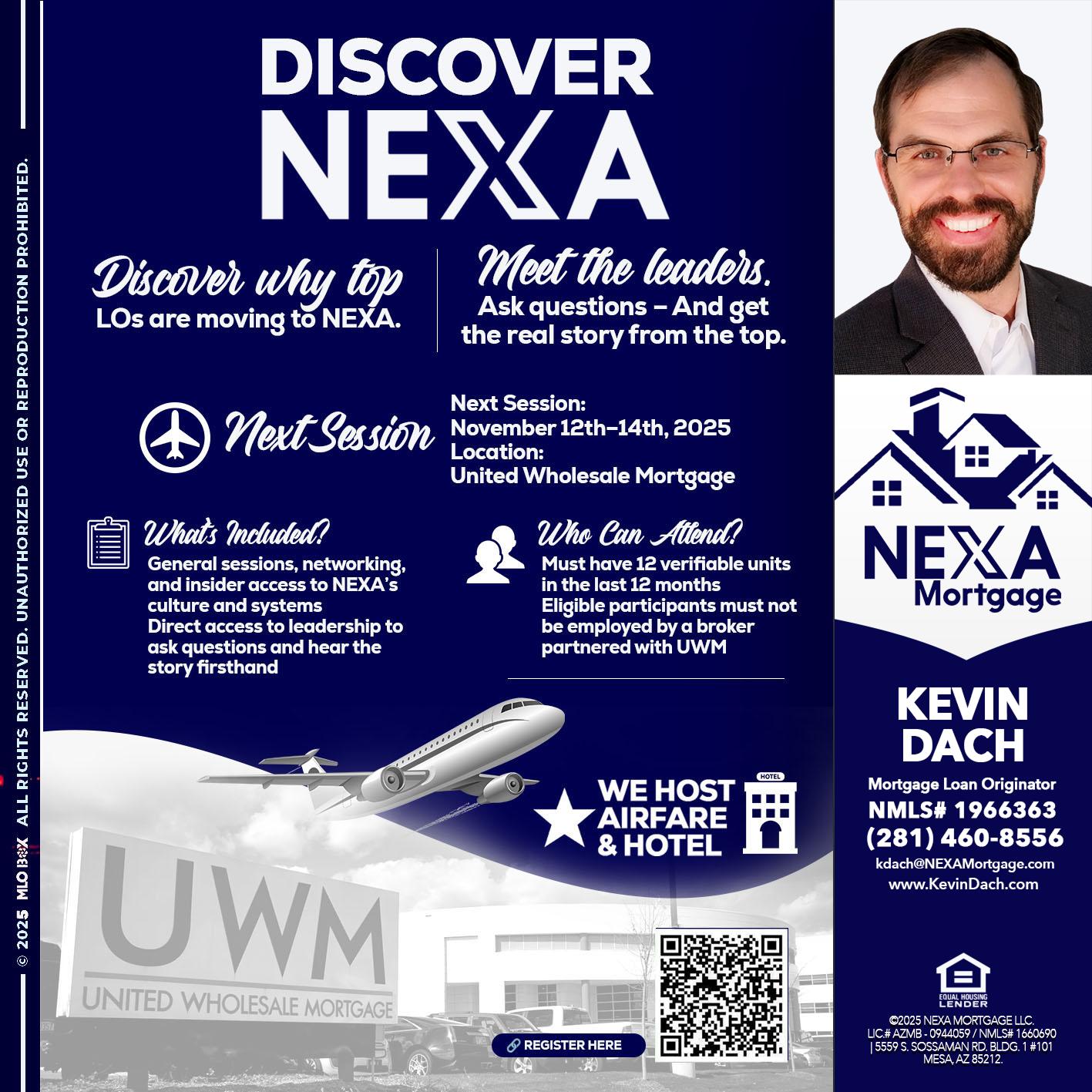 DISCOVER NEXA - Kevin Dach -Loan Officer