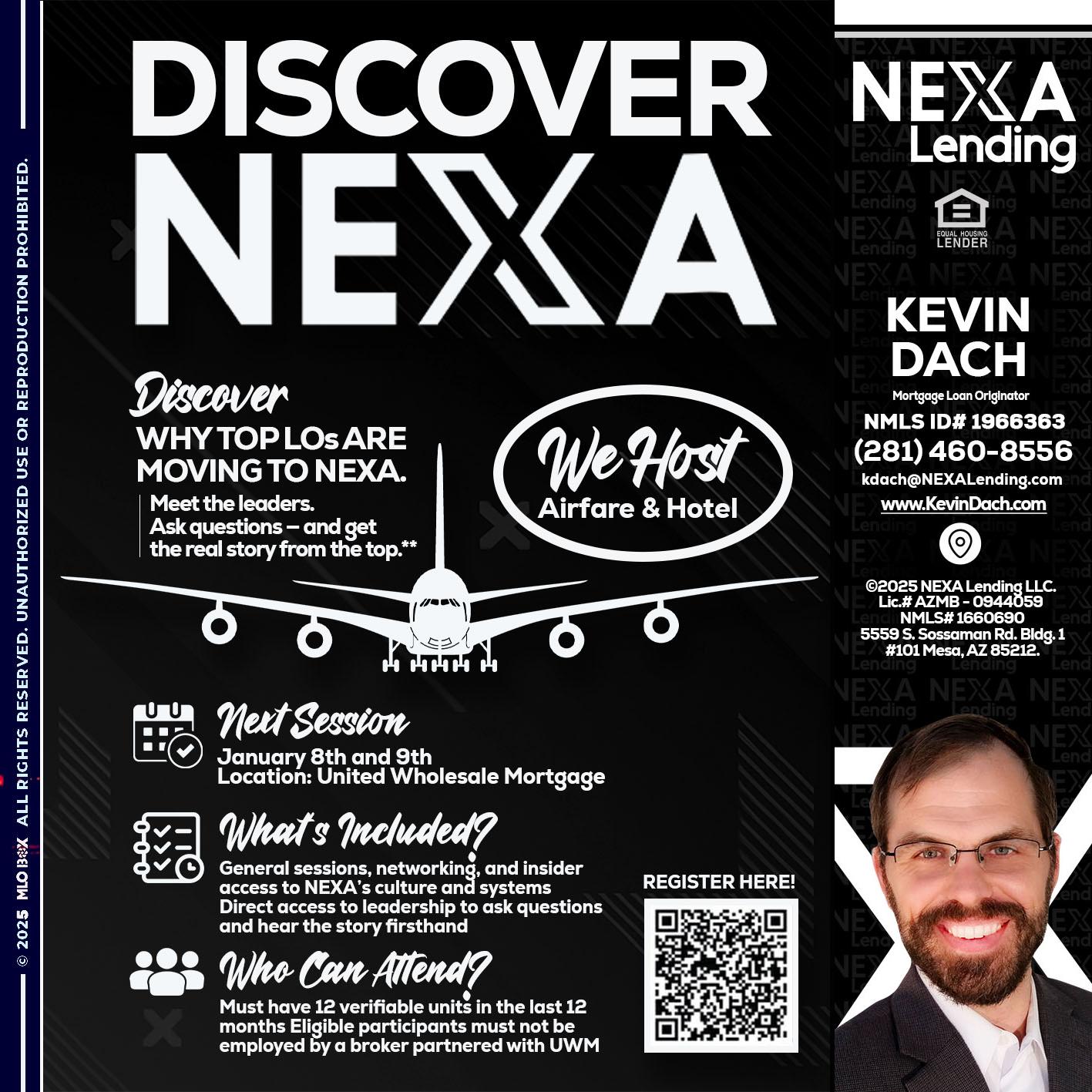 DISCOVER NEXA - Kevin Dach -Loan Officer