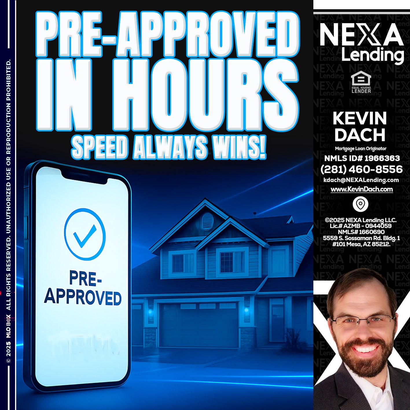 PRE - Kevin Dach -Loan Officer