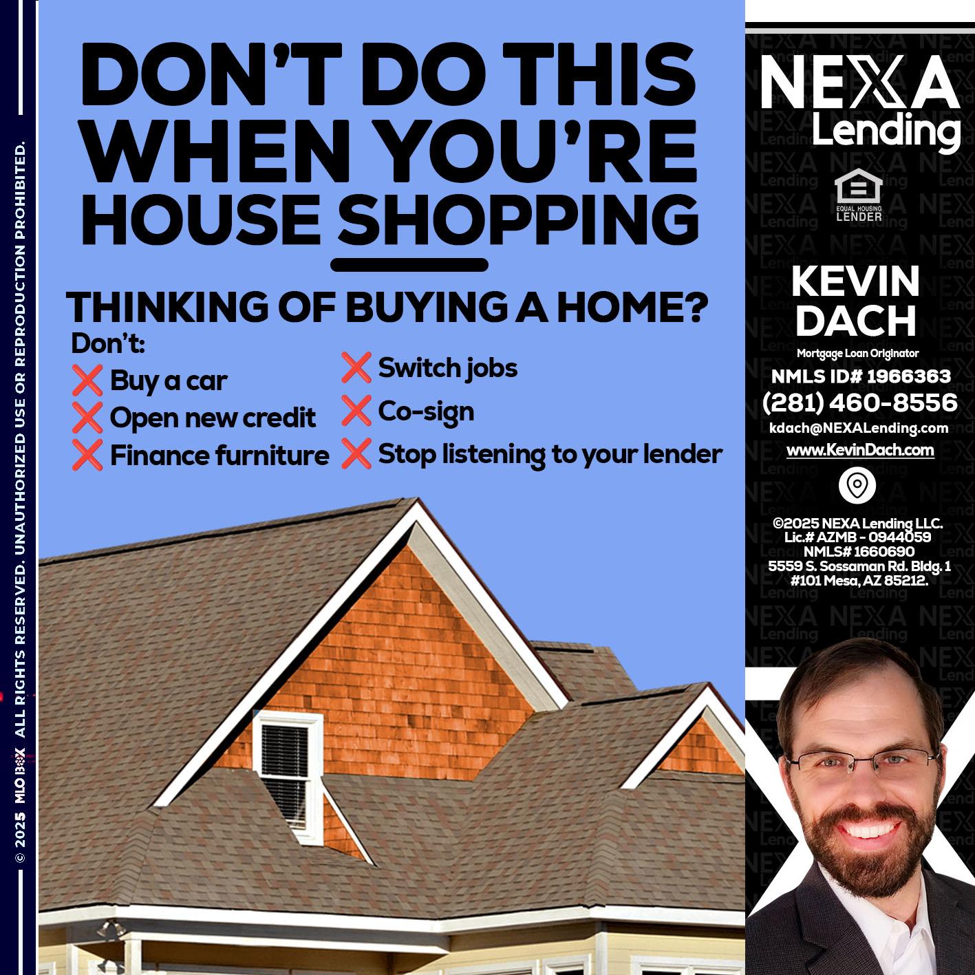 DONT DO THIS - Kevin Dach -Loan Officer