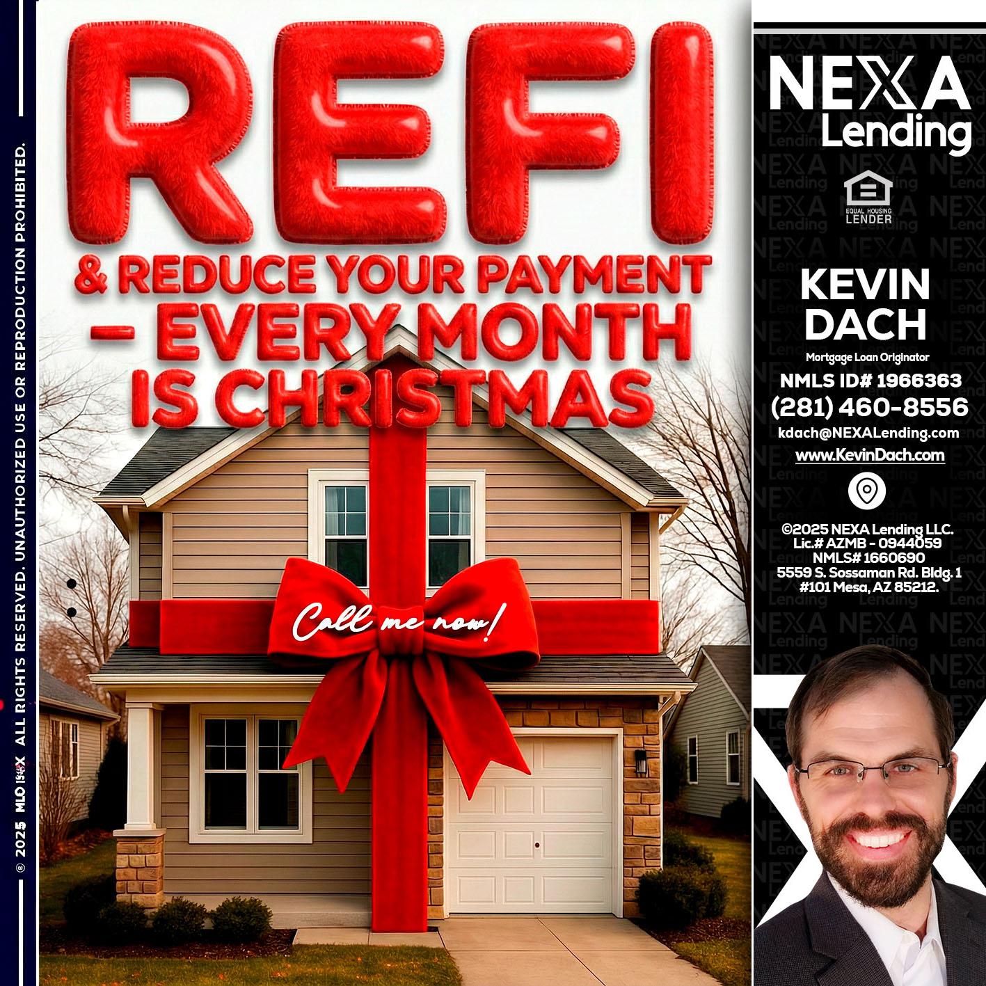REFI - Kevin Dach -Loan Officer