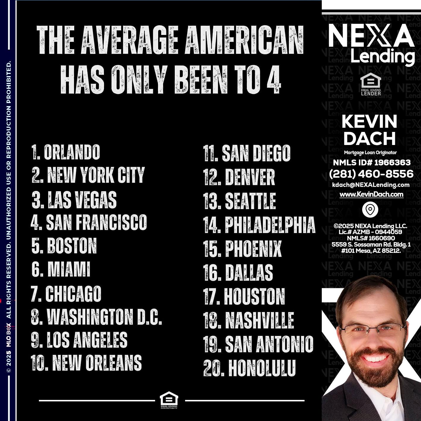 THE AVERAGE AMERICAN - Kevin Dach -Loan Officer