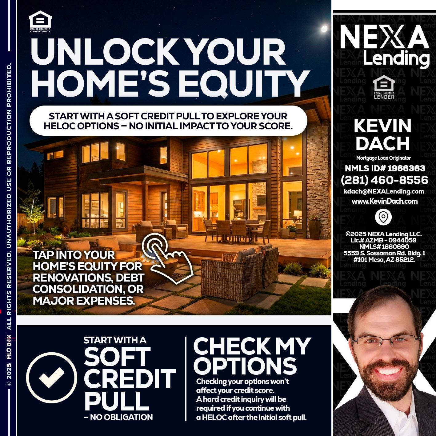 UNLOCK YOUR HOMES - Kevin Dach -Loan Officer
