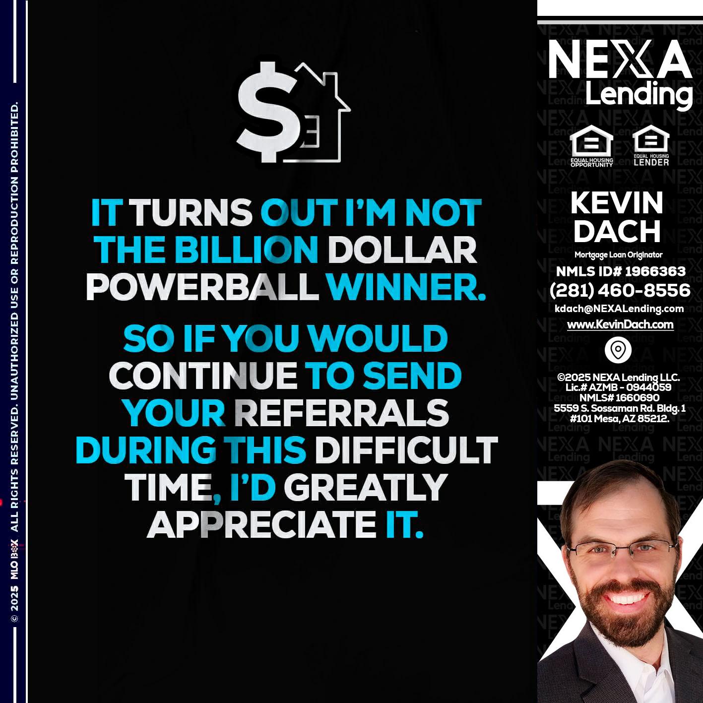 IT TURNS - Kevin Dach -Loan Officer