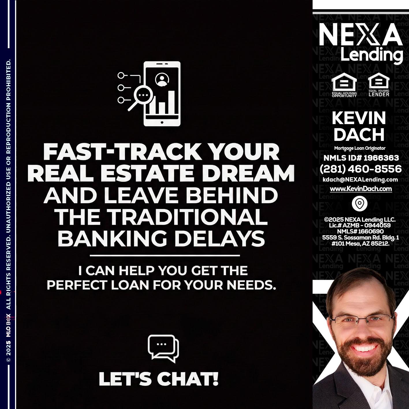 FAST TRACK - Kevin Dach -Loan Officer