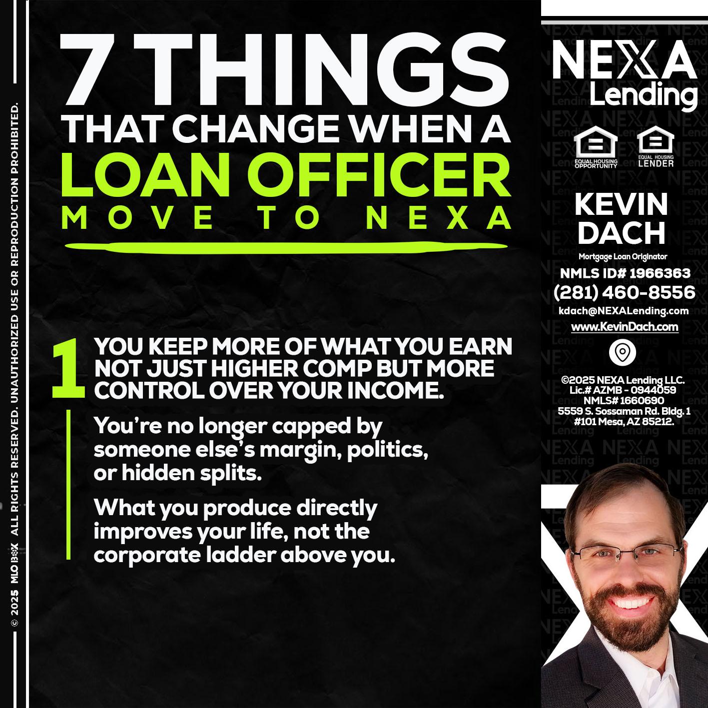 7 THINGS (1) - Kevin Dach -Loan Officer