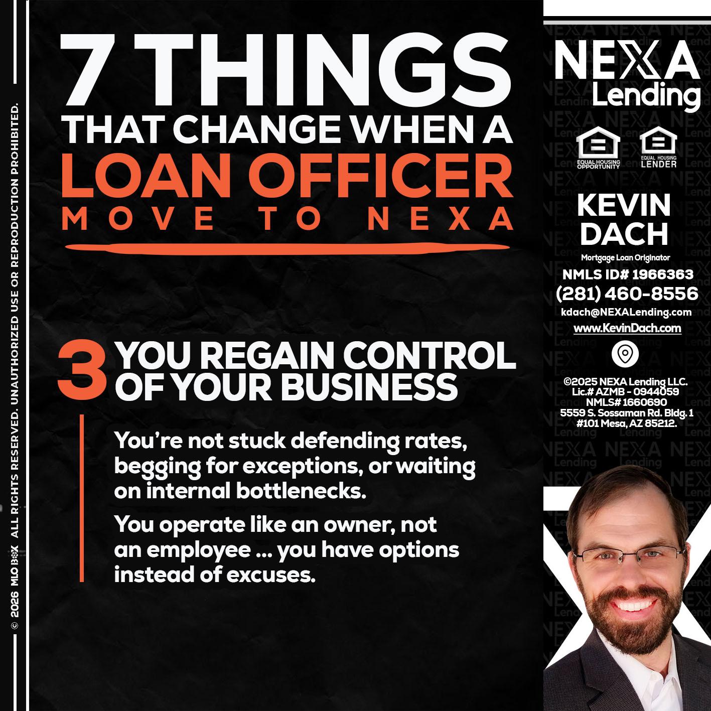7 things (3) - Kevin Dach -Loan Officer