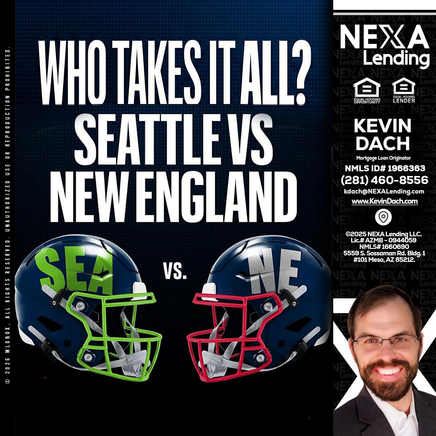 WHO TAKE IT ALL? - Kevin Dach -Loan Officer