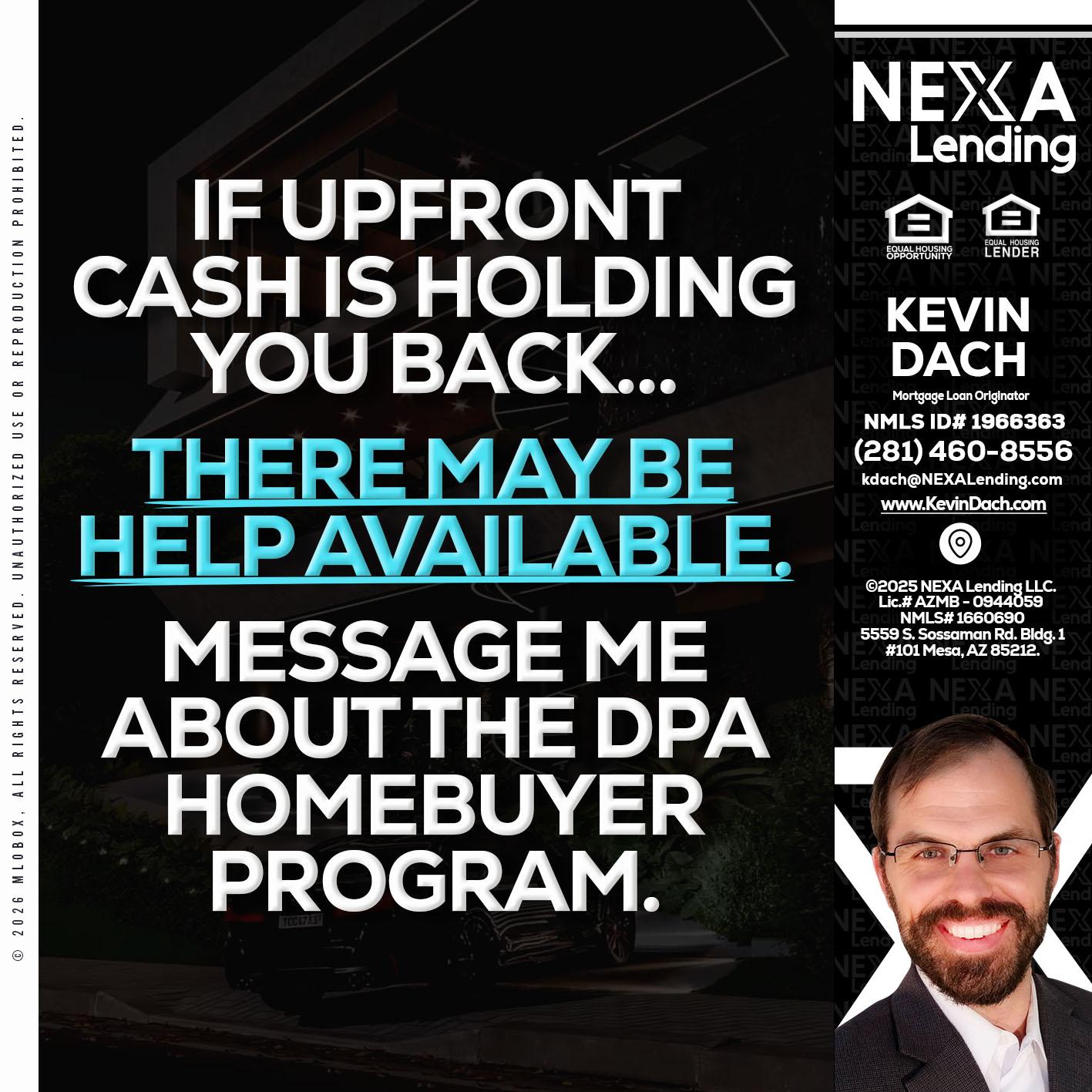 IF UPFRONT - Kevin Dach -Loan Officer