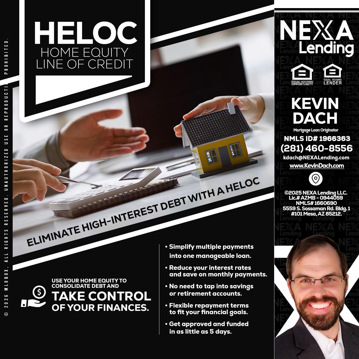 HELOC - Kevin Dach -Loan Officer