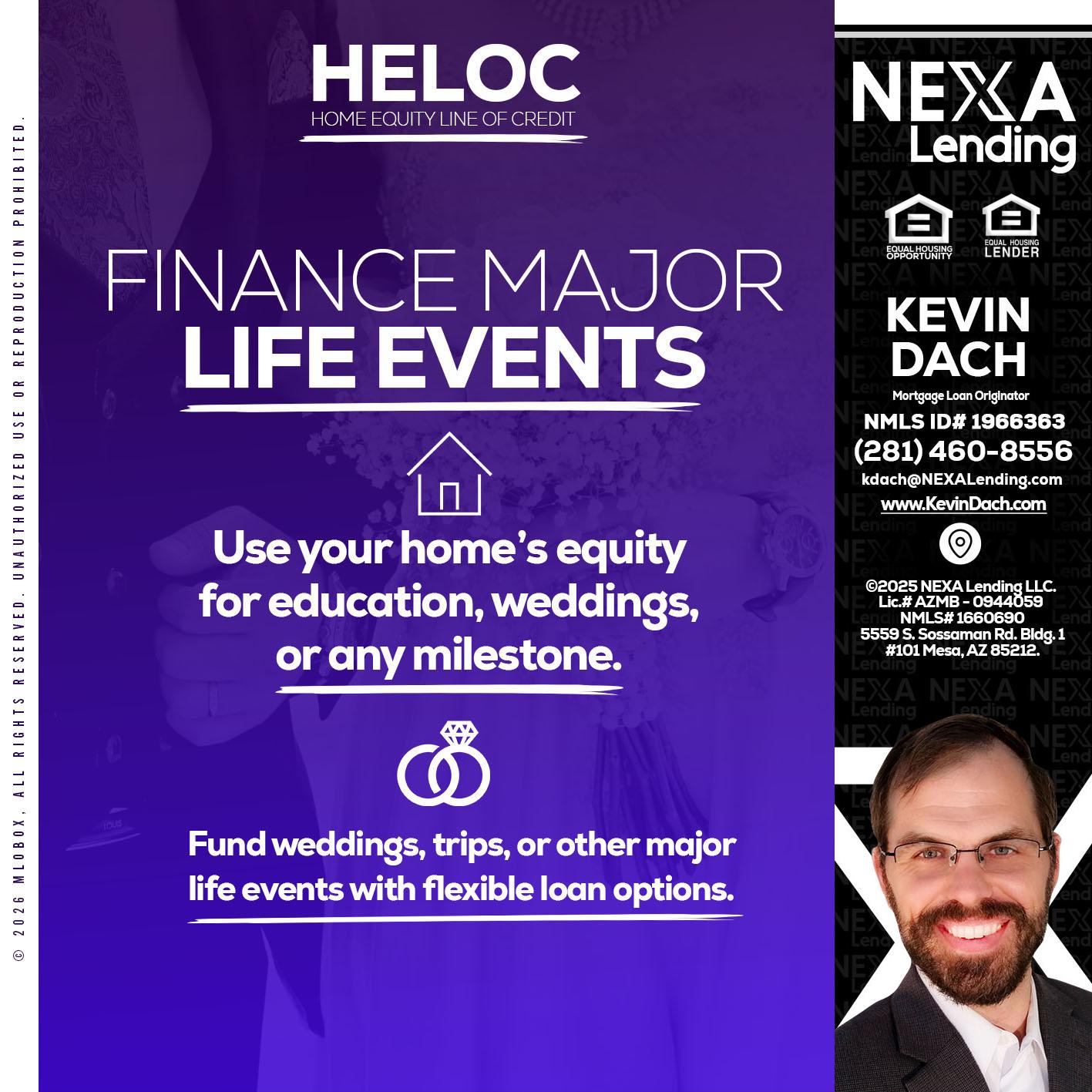 HELOC - Kevin Dach -Loan Officer