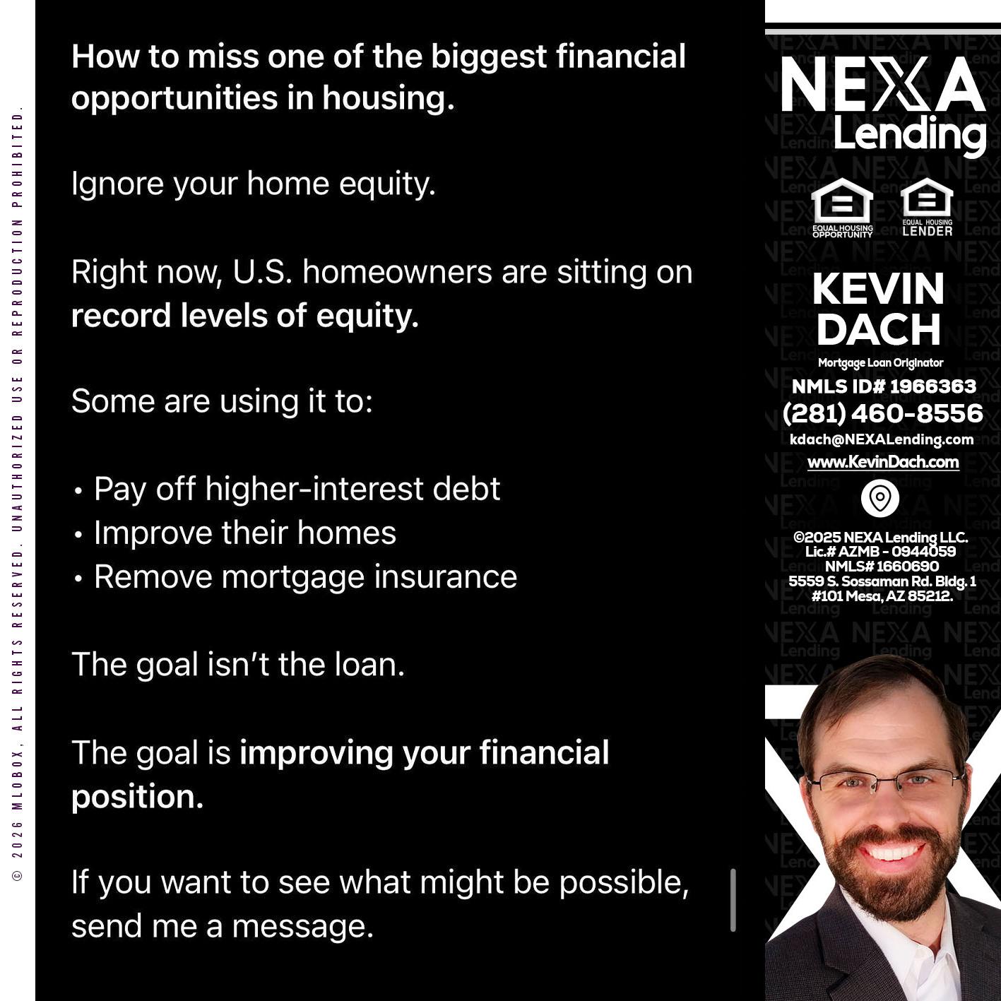 how to miss - Kevin Dach -Loan Officer