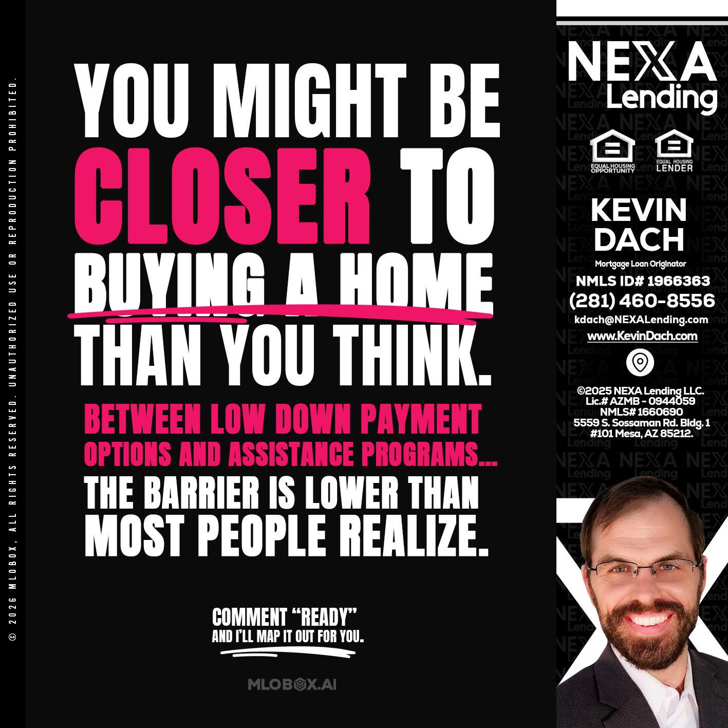 YOU MIGHT BE - Kevin Dach -Loan Officer