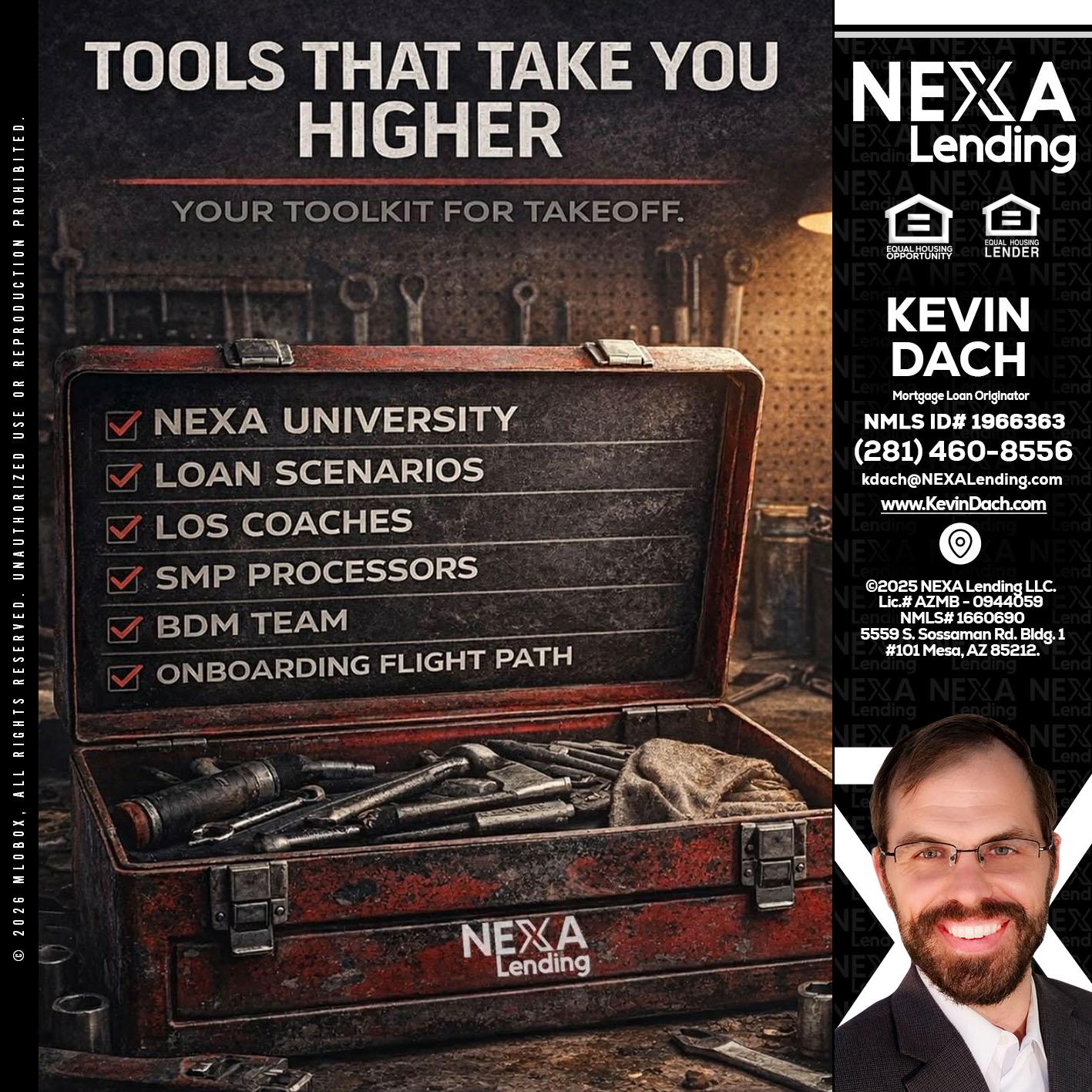 TOOLS THAT - Kevin Dach -Loan Officer