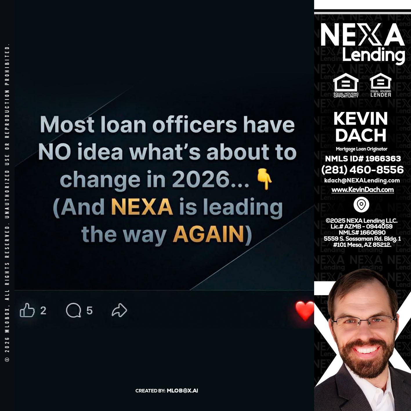 most loan officers - Kevin Dach -Loan Officer