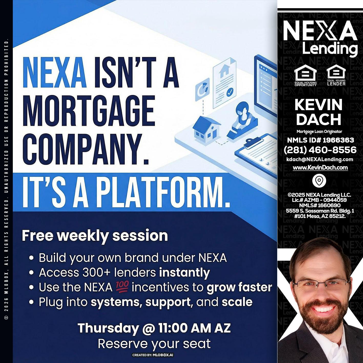 NEXA ISNT - Kevin Dach -Loan Officer