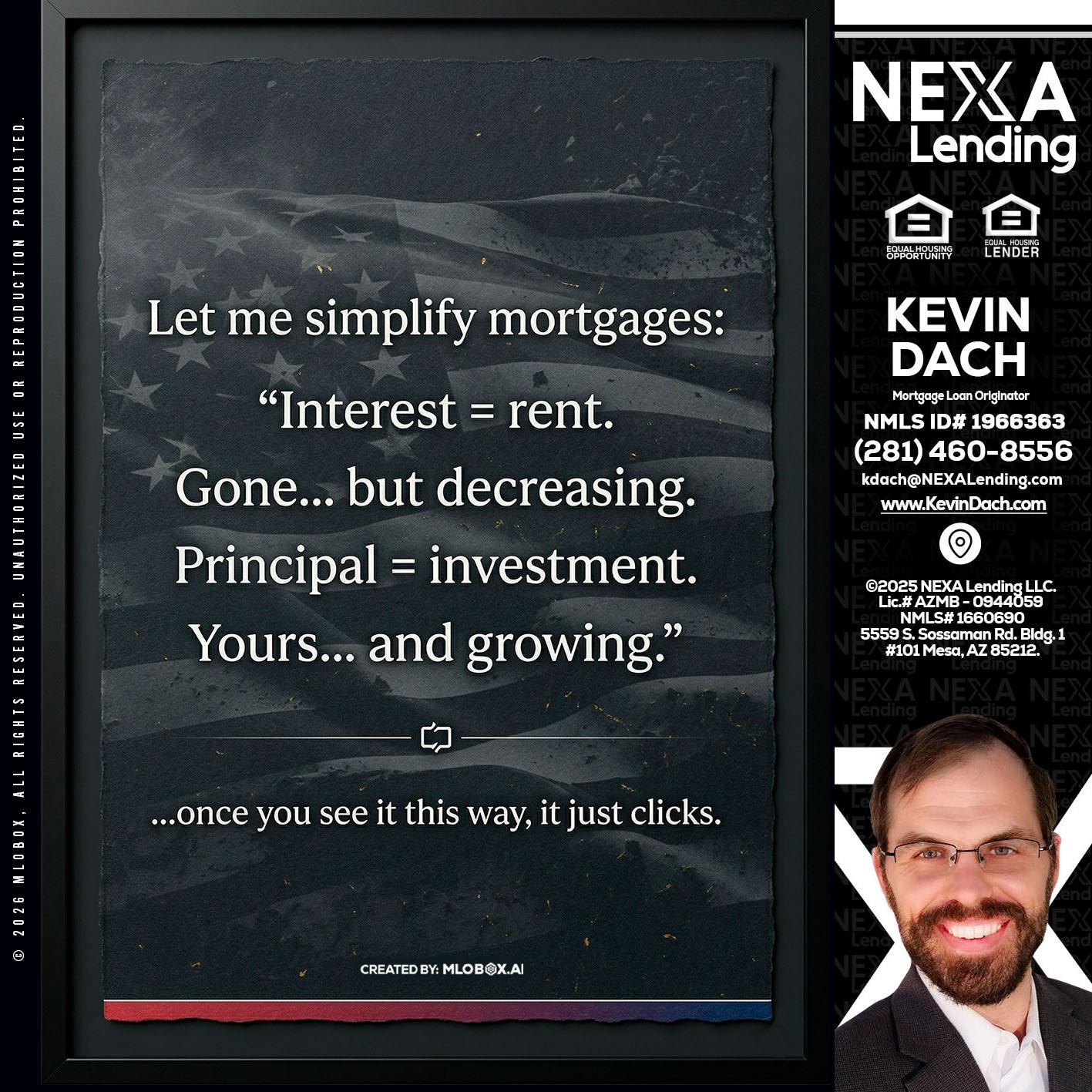 LET ME SIMPLIFY - Kevin Dach -Loan Officer