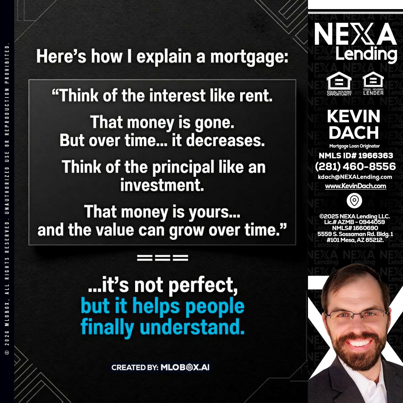 HERES NOW - Kevin Dach -Loan Officer