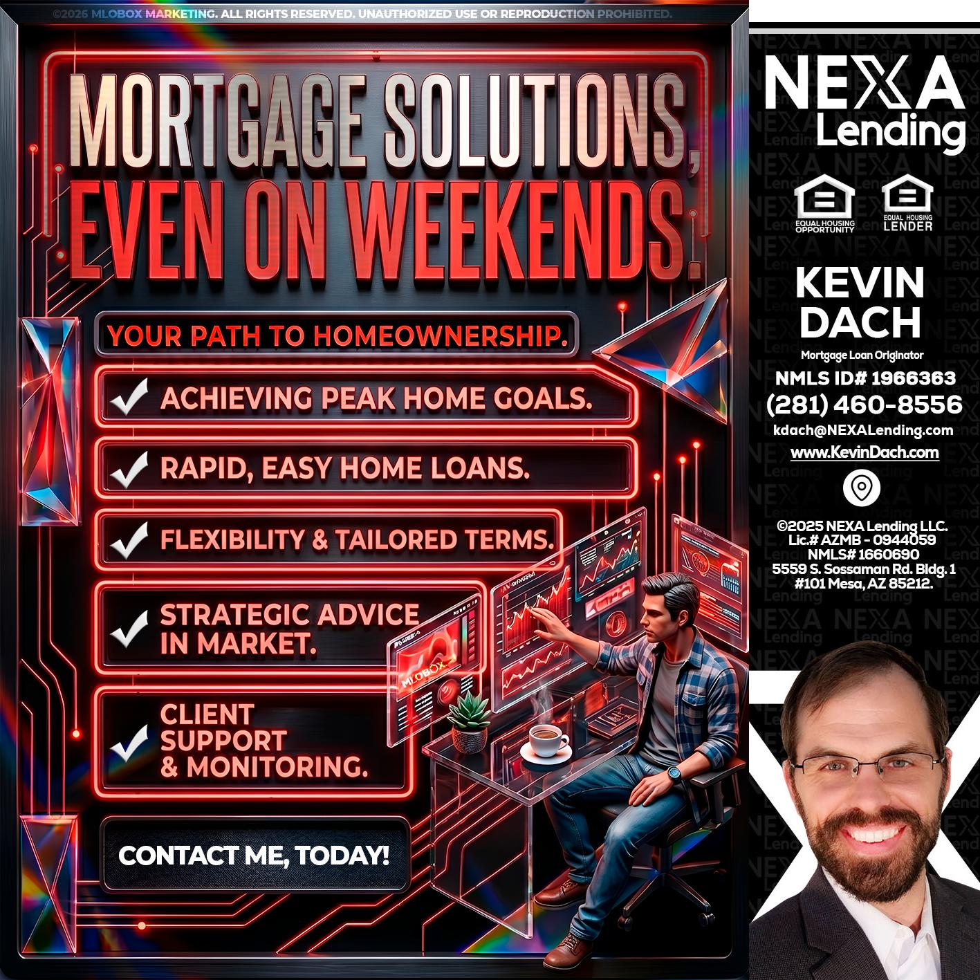 WEEKEND SOLUTIONS - Kevin Dach -Loan Officer