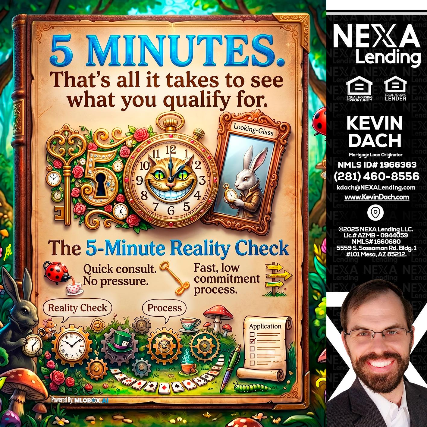 Reality Check! - Kevin Dach -Loan Officer