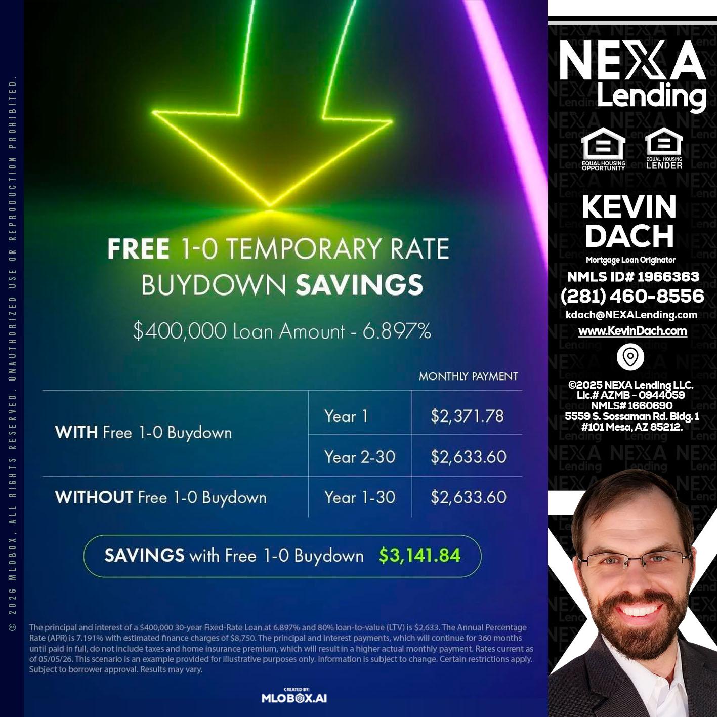 BUYDOWN - Kevin Dach -Loan Officer