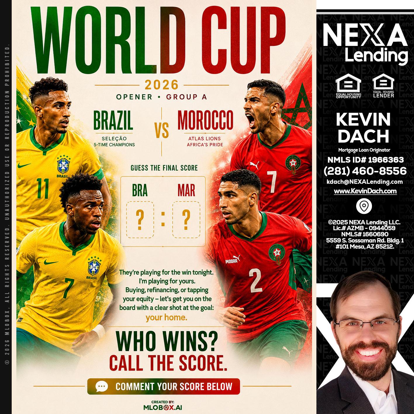 WORLD CUP - Kevin Dach -Loan Officer