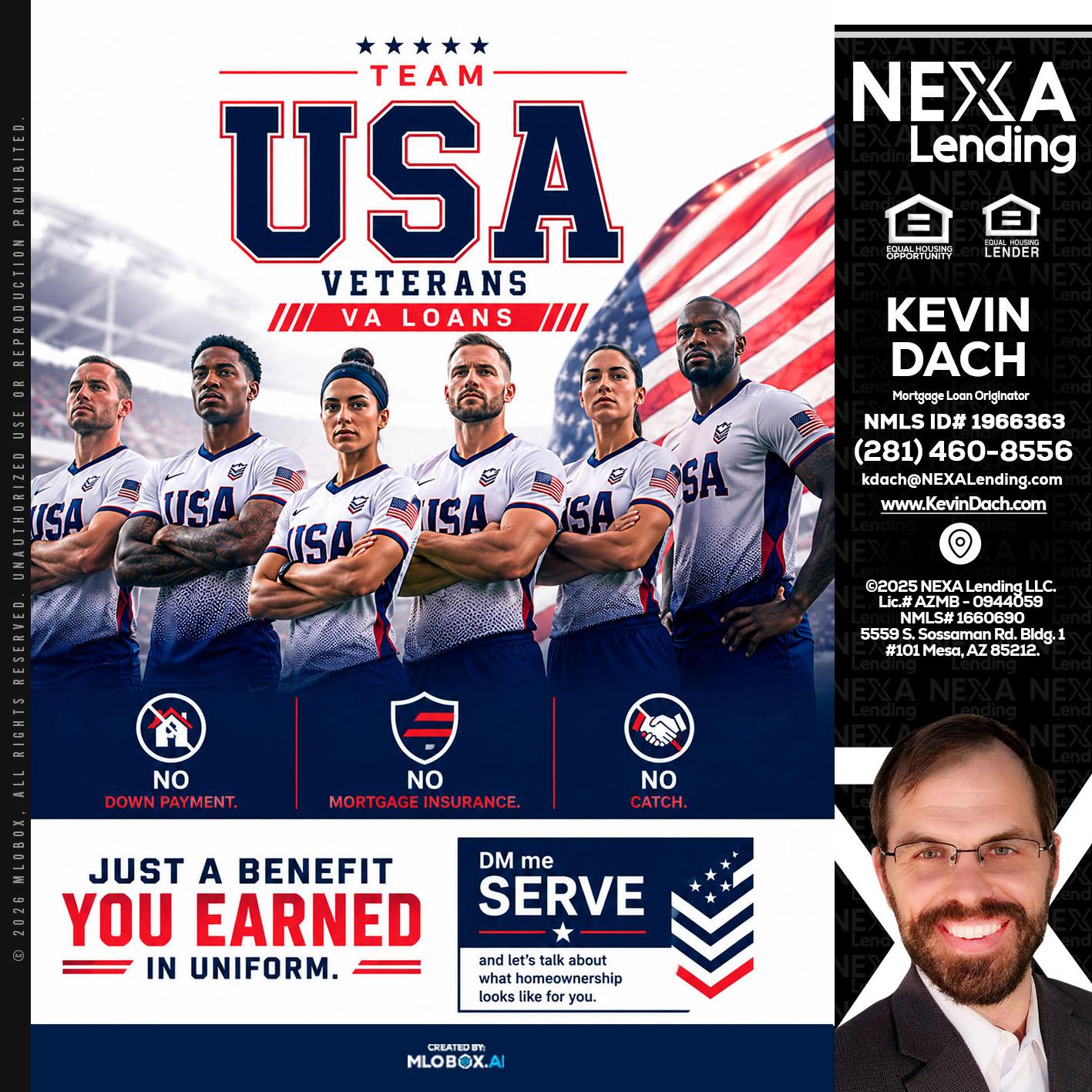 USA TEAM - Kevin Dach -Loan Officer