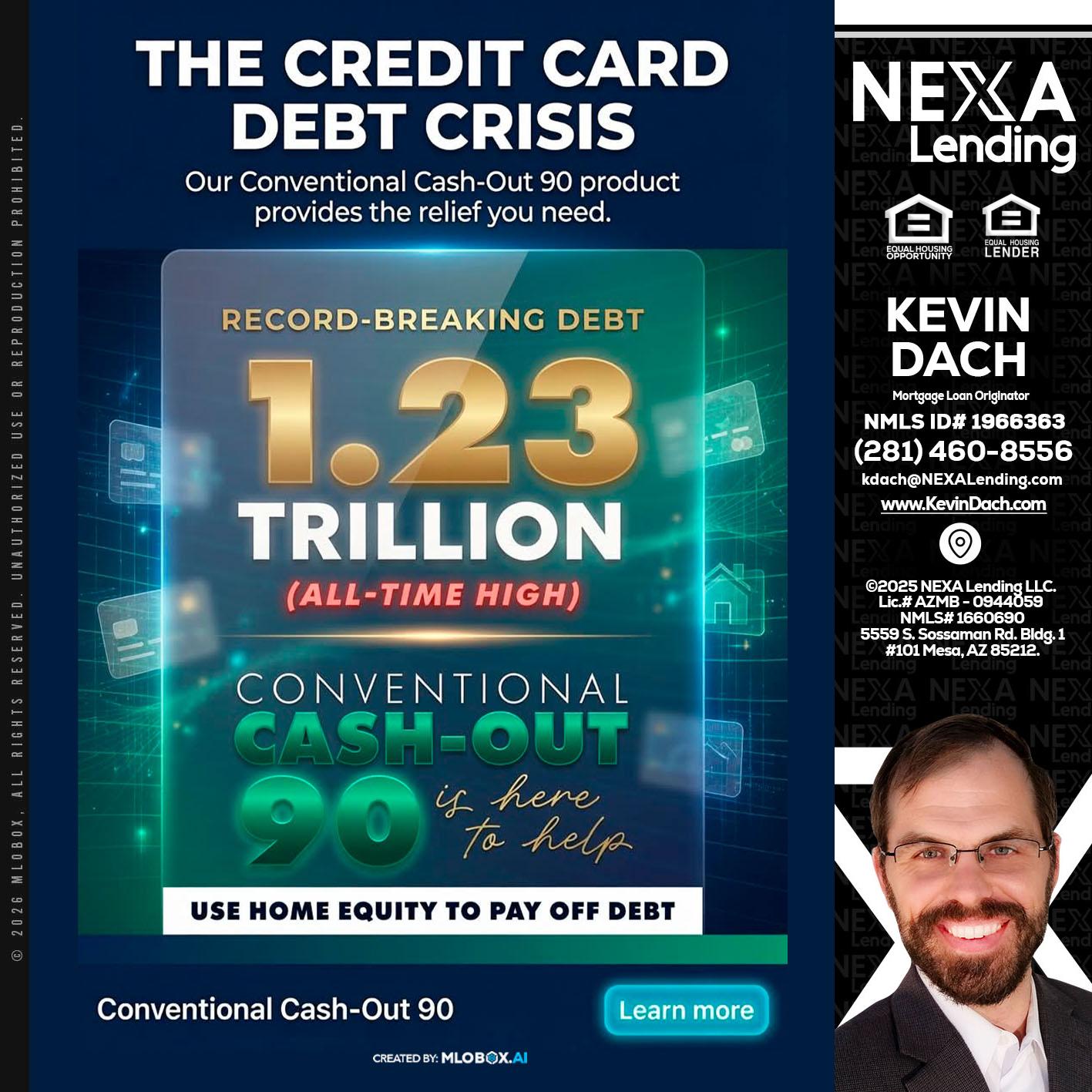 THE CREDIT CARD - Kevin Dach -Loan Officer