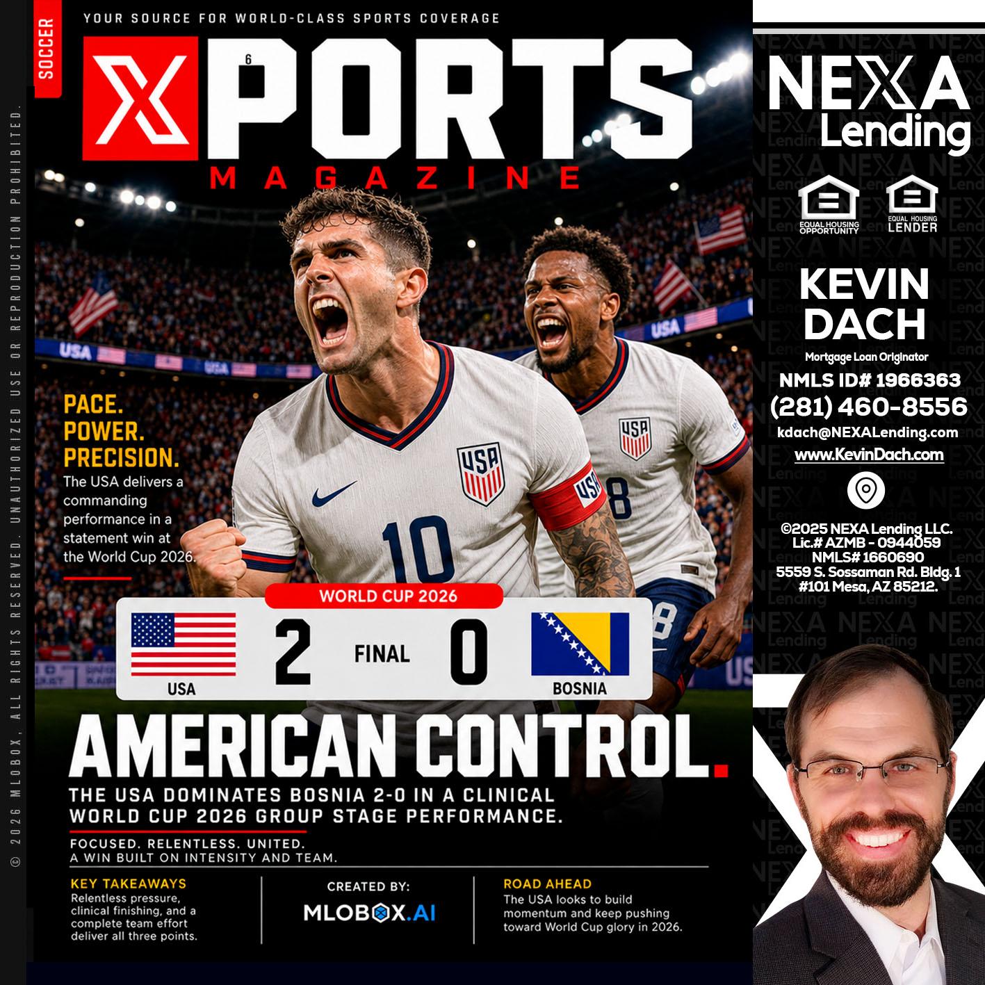 AMERICAN CONTROL - Kevin Dach -Loan Officer