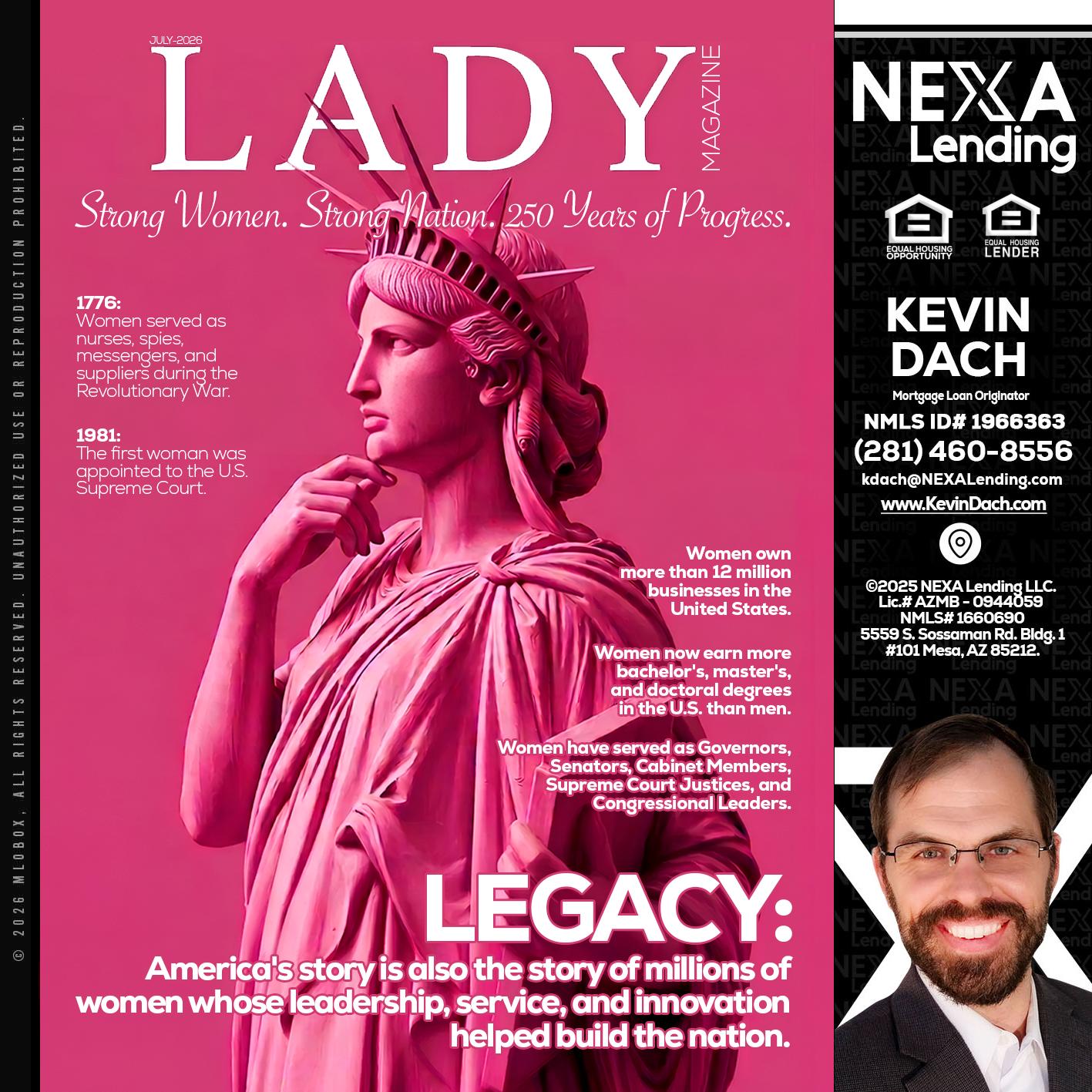 LADY LIBERTY! - Kevin Dach -Loan Officer