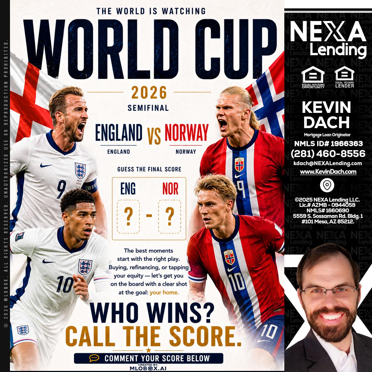 WORLD CUP 2026 - Kevin Dach -Loan Officer