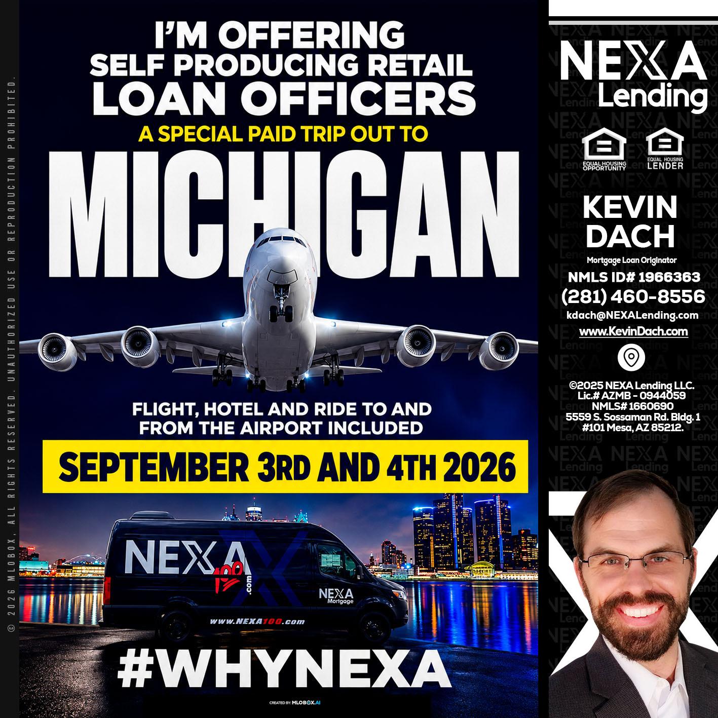 MICHIGAN - Kevin Dach -Loan Officer