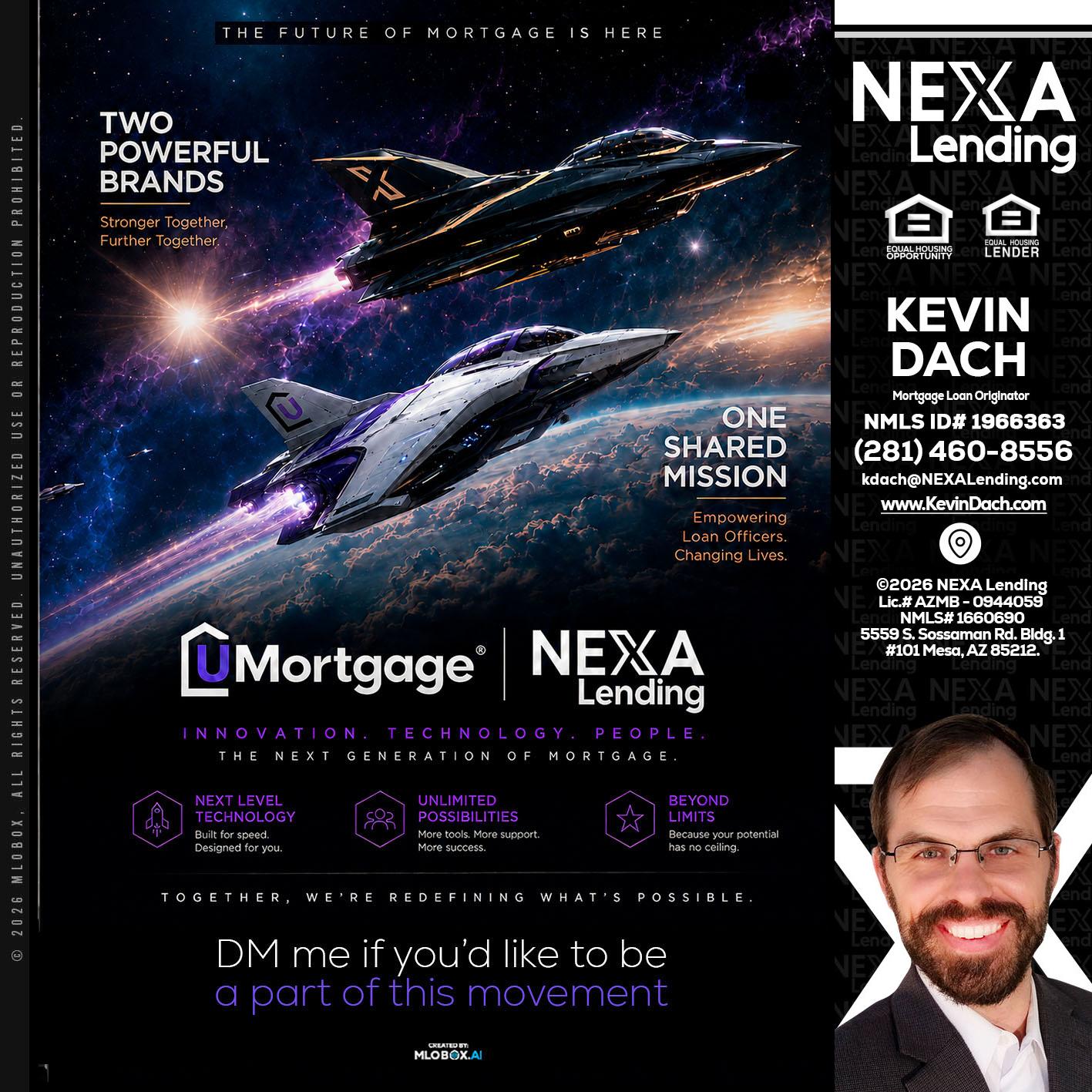 U Mortgage + NEXA lending - Kevin Dach -Loan Officer