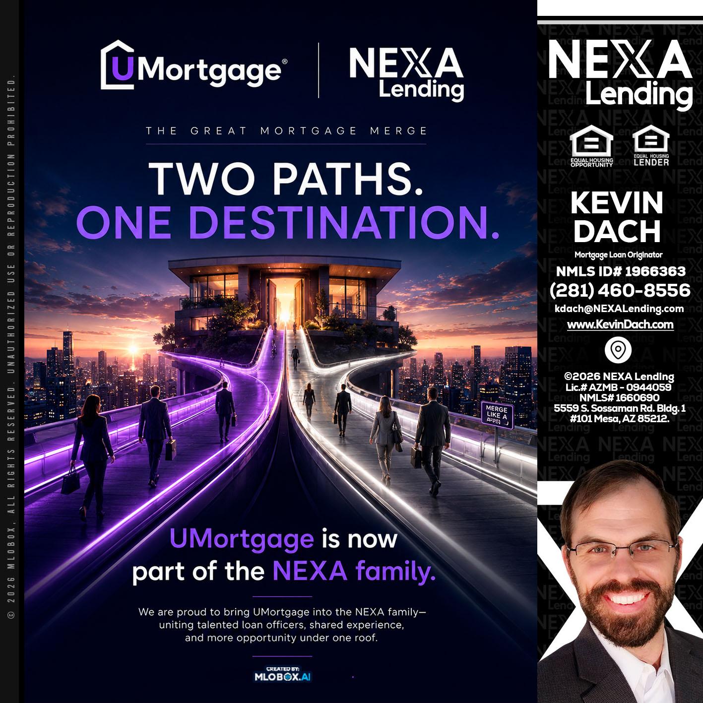 two path - Kevin Dach -Loan Officer