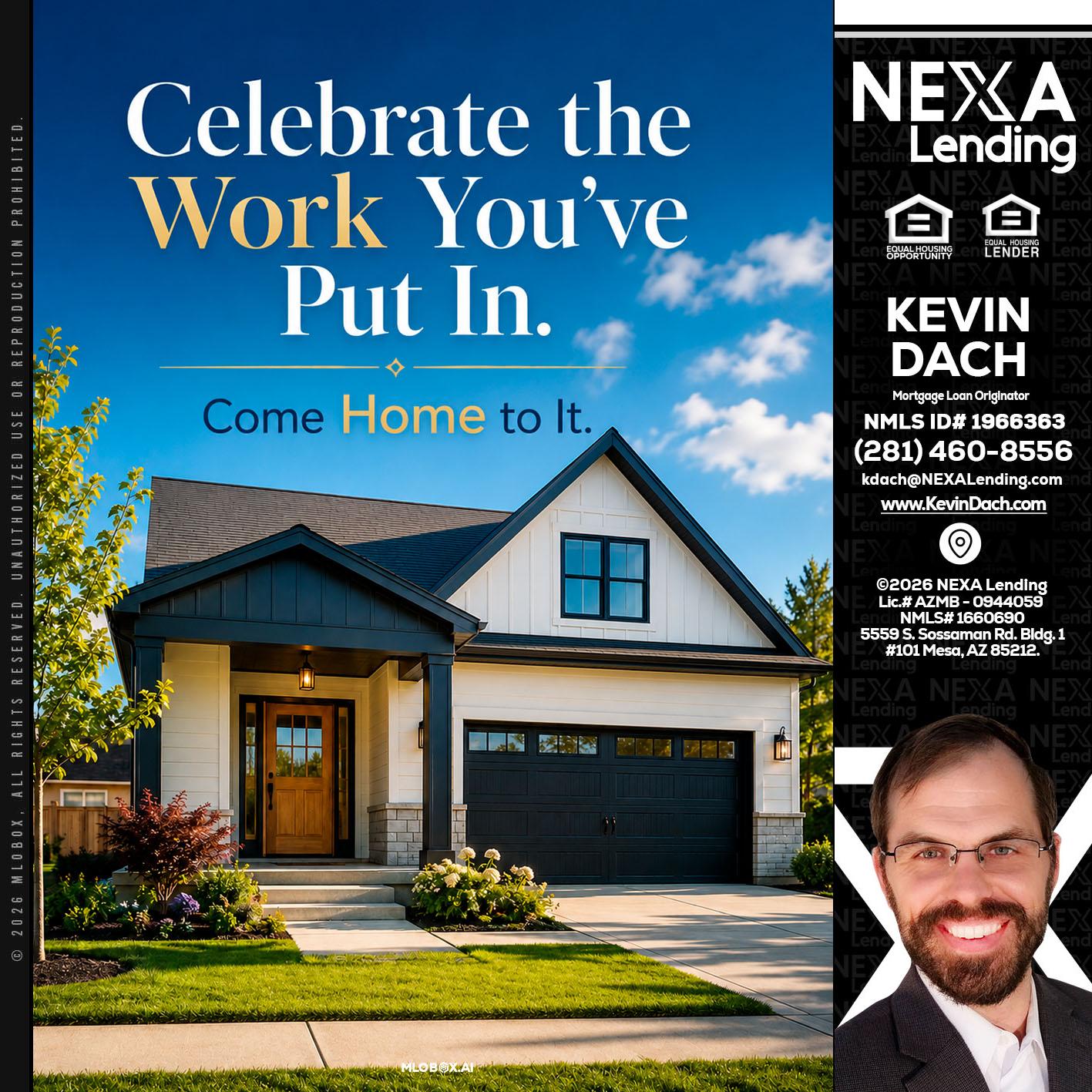 celebrate Labor Day - Kevin Dach -Loan Officer
