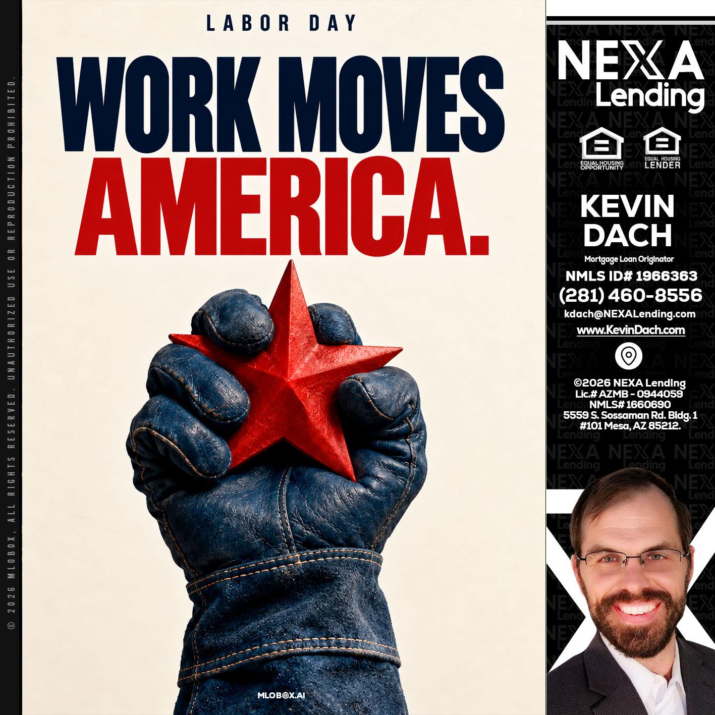 WORKS MOVES AMERICA - Kevin Dach -Loan Officer