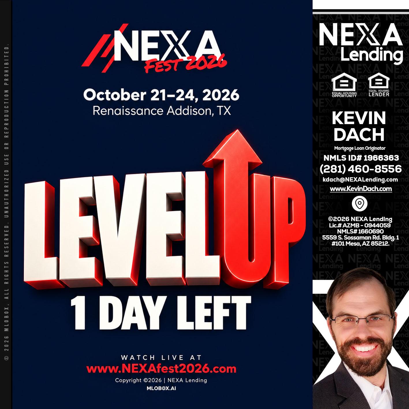 LEVEL UP - Kevin Dach -Loan Officer